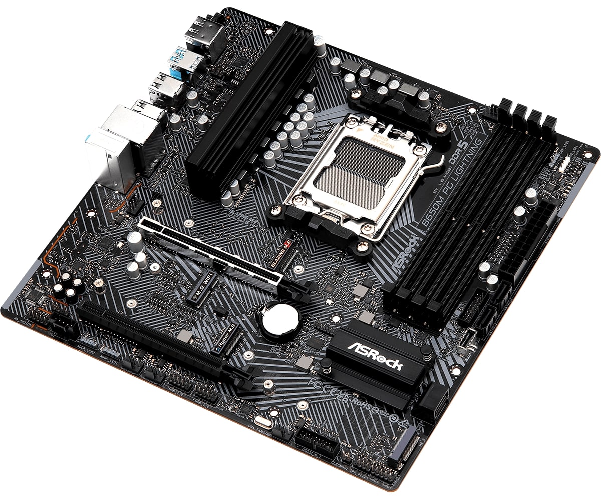 Материнська плата ASRock B650M PG Lightning Socket AM5